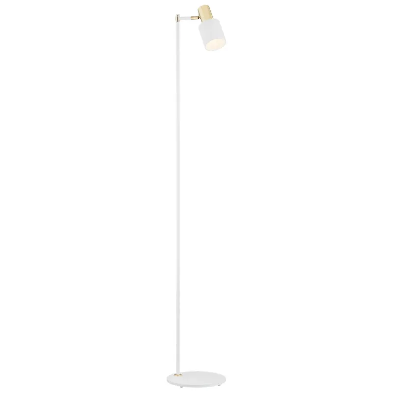 Promocja Lampa podłogowa minimalistyczna biała DORIA 4258 - Argon