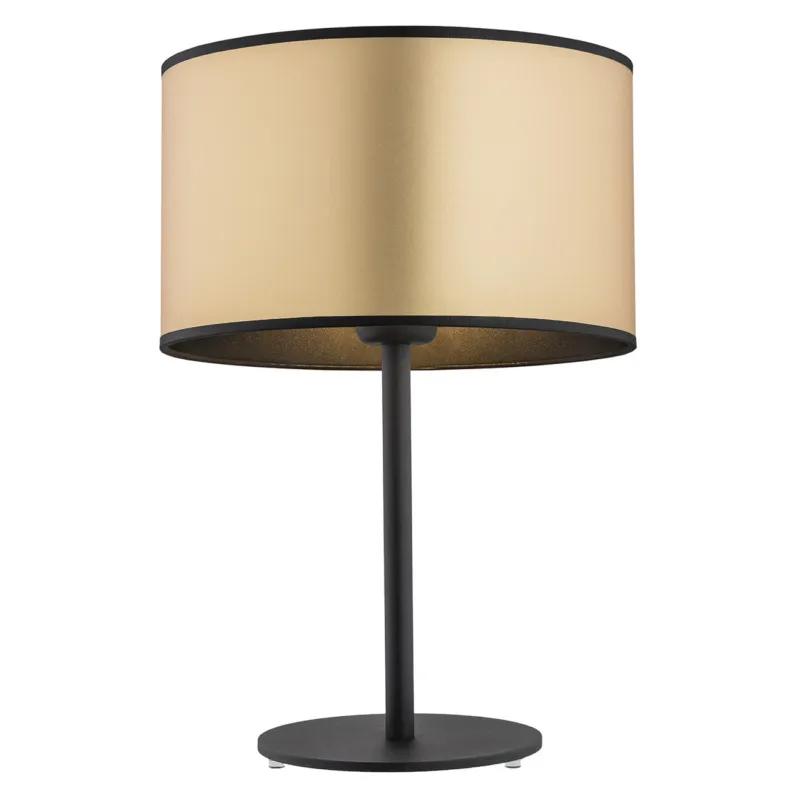Darmowy zwrot Lampa stołowa KARIN 4297 hotelowa czarno-złota - Argon