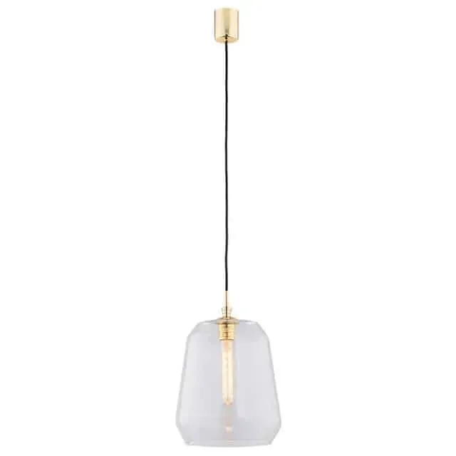 Lampa stylowa wisząca IRUN 4266 nowoczesna szklana złota - Argon Kup teraz
