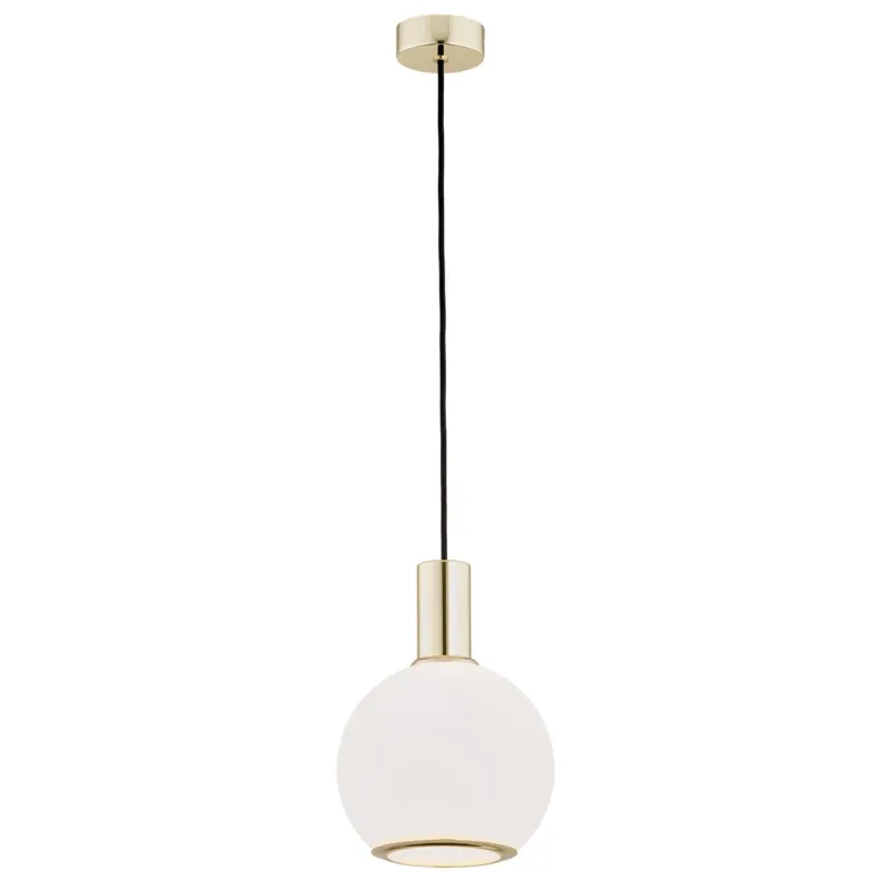 Lampa wisząca stylowa SAGUNTO 4357 ze złotymi dodatkami - Argon Szybka dostawa