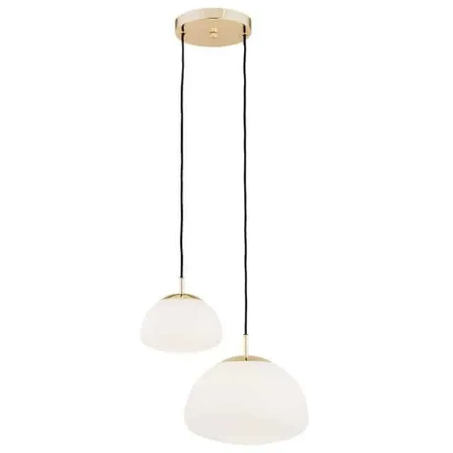 Ostatnia szansa Lampa wisząca stylowa TRINI 902 podwójna szklana – Argon