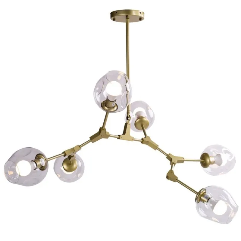 Lampa designerska wisząca MODERN ORCHID-6 złota ST-1232-6 - Step Into Design Kup online
