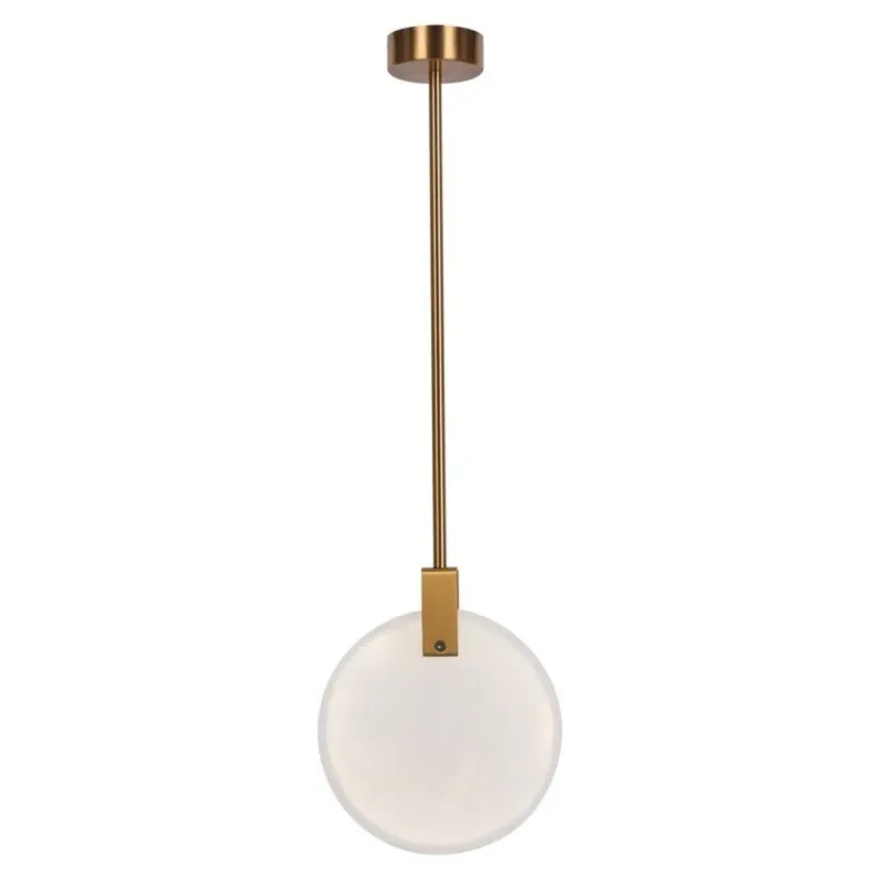 Tylko do końca tygodnia Lampa Hampton wisząca MARBLE szczotkowany mosiądz ST-8950-24 - Step Into Design