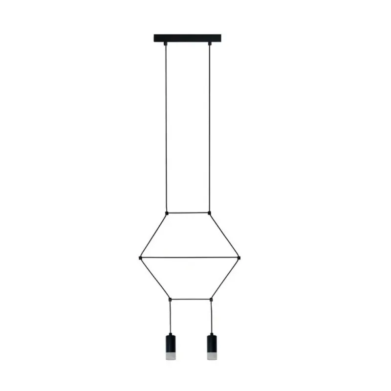 Lampa wisząca LINEA-2 czarna ST-5961-2 - Step Into Design Ograniczona ilość