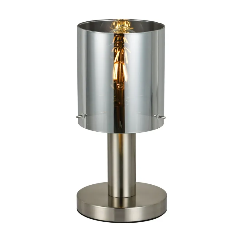 Kup teraz Lampa stołowa szklana srebrna 31cm TB-5581-1-SC+SG z serii SARDO - Lampy Italux