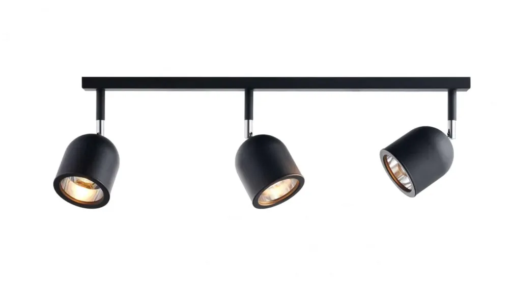 Oferta czasowa Oprawa sufitowa reflektor potrójny SPARK 3 50793302 czarna - Kaspa