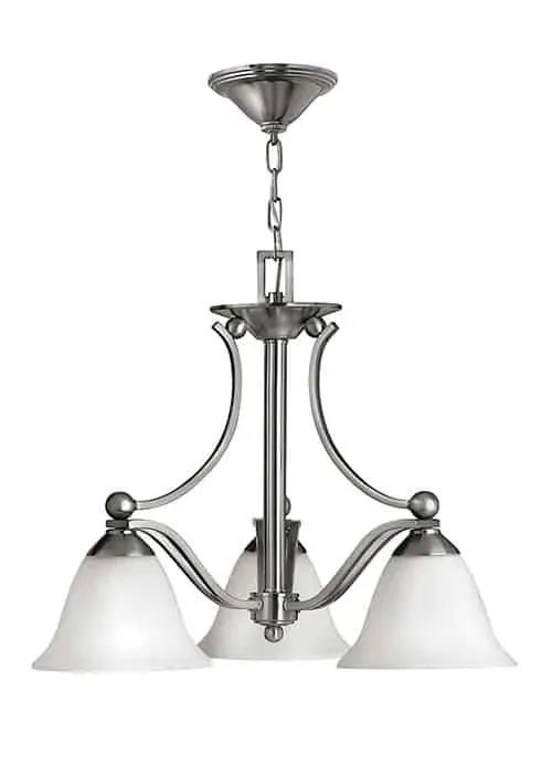 Żyrandol metalowy srebrny 3-punktowy HK/BOLLA3 z serii BOLLA - Elstead Lighting Nie przegap