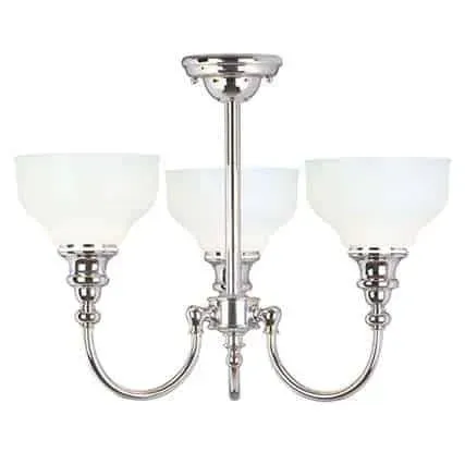 Żyrandol łazienkowy chromowany 3-punktowy CHEADLE BATH/CD3 z serii CHEADLE - Elstead Lighting Dostępne od ręki