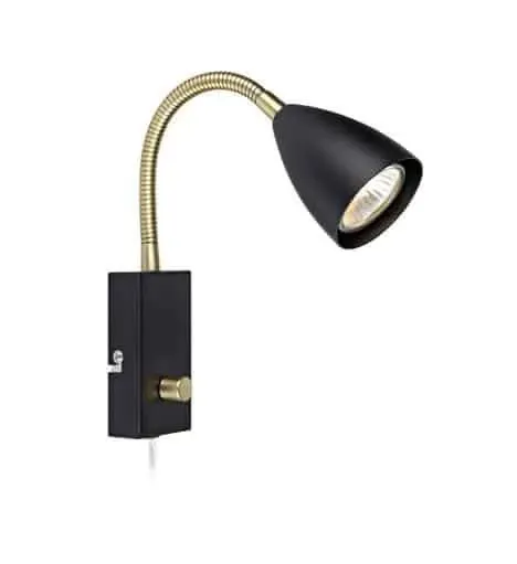 Kinkiet nowoczesny CIRO Flex czarny 106589 - Markslojd Taniej