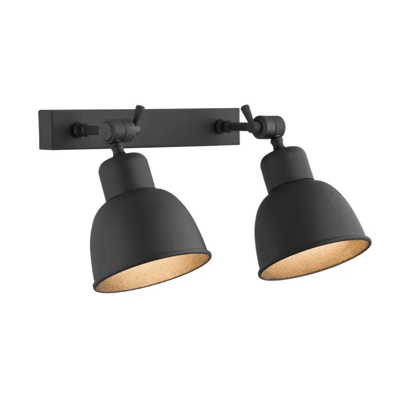 Wyjątkowa oferta Kinkiet loft EUFRAT 679 czarny - Argon
