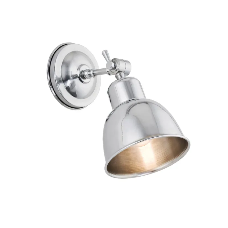 Dostępne od ręki Kinkiet loft EUFRAT 3172 loftowy chromowany - Argon