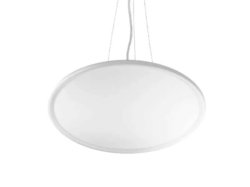 Tylko do końca tygodnia Azzardo Lampa wisząca biurowa biała metalowa 82cm AZ1271 z serii SNELLO