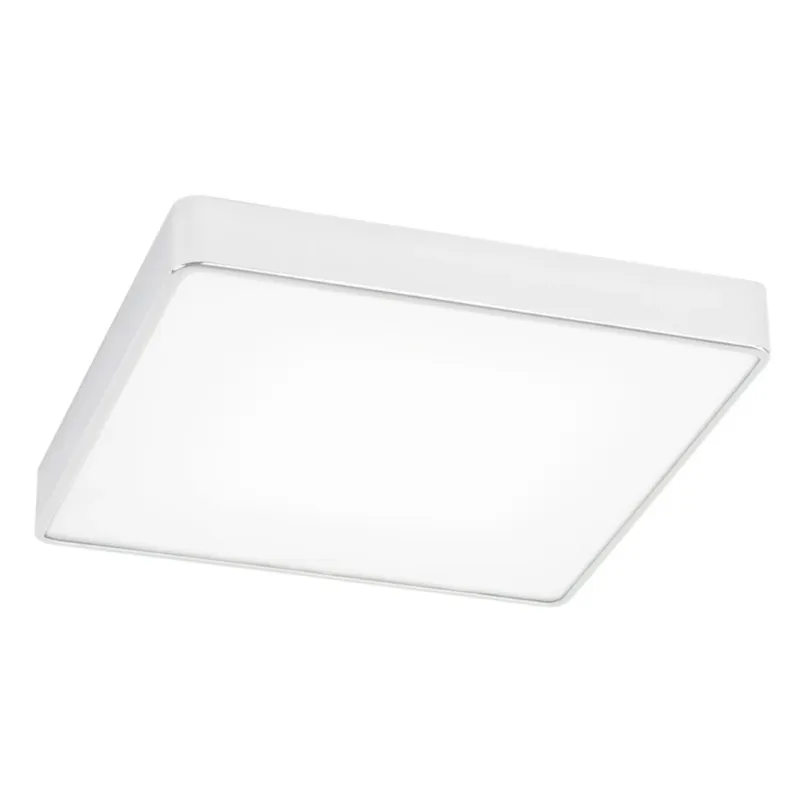 Plafon nowoczesny 4xE27 kwadratowy ONTARIO 1579 biały - Argon - Outlet Tani