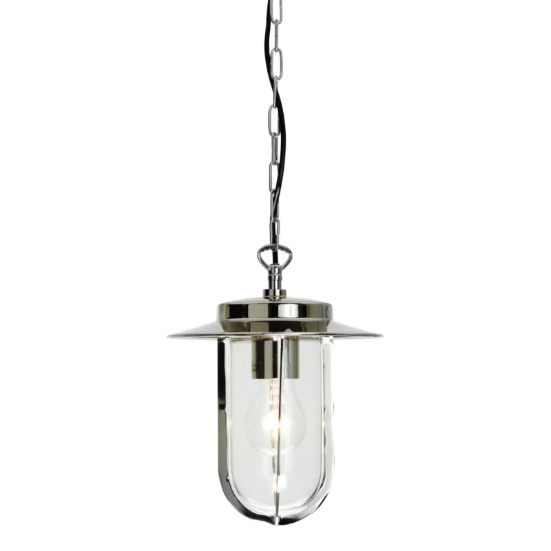 Popularny Ekskluzywna lampa wisząca tarasowa IP44 polerowany nikiel MONTPARNASSE 1096004- Astro Lighting