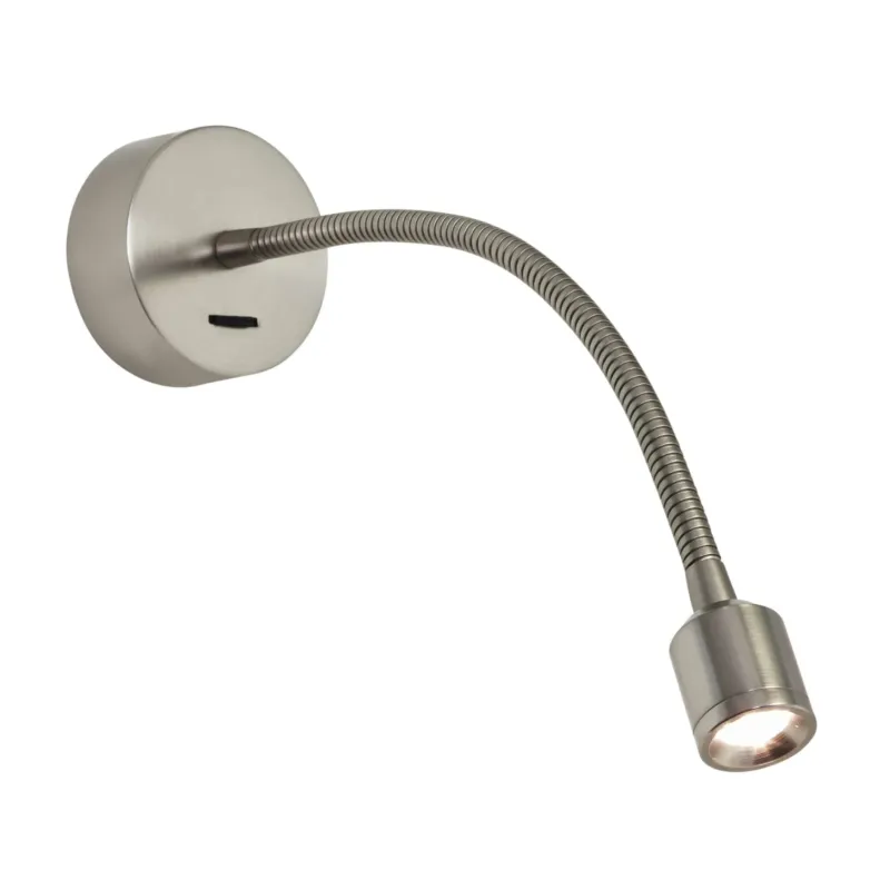Kinkiet ruchomy do czytania FOSSO LED NIKIEL 1138008 ( z włącznikiem ) - Astro Lighting Szybka dostawa