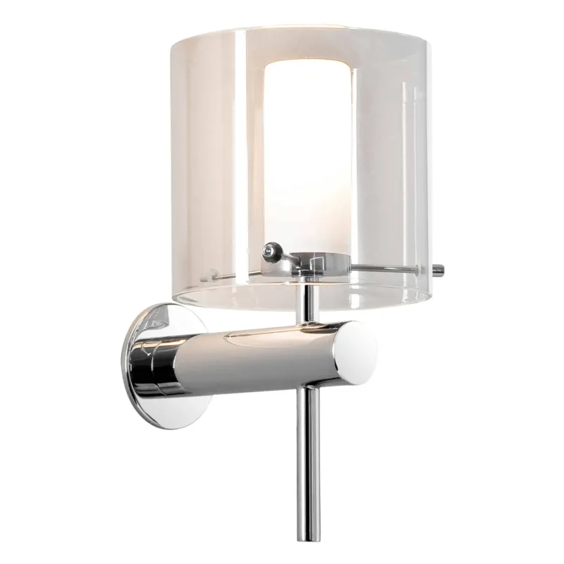 Dostępne od ręki Kinkiet łazienkowy transparentny + chrom G9 IP44 AREZZO IP44 1049001- Astro Lighting