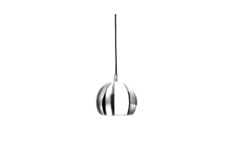 Tani Azzardo Lampa wisząca metalowa chromowana 15cm AZ1045 z serii NOA