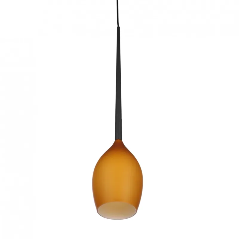 Azzardo Lampa wisząca szklana bursztynowa 1-punktowa AZ1221 z serii IZZA Do wyczerpania zapasów