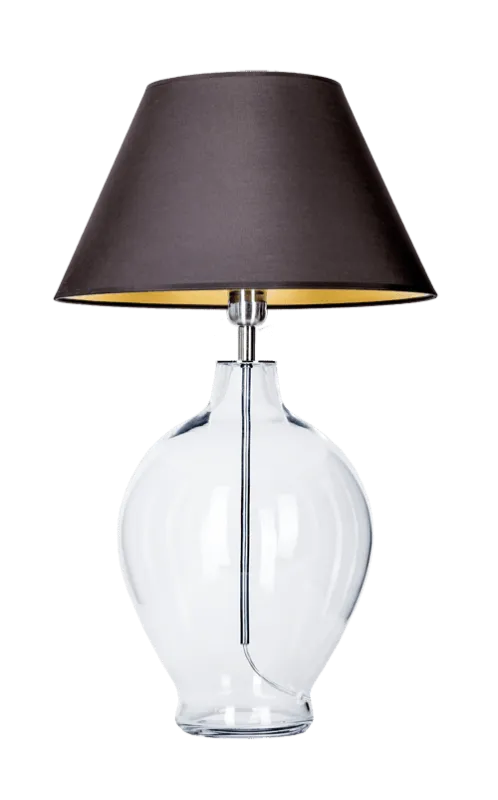 Lampa stołowa klosz czarny+złoty CAPRI L014041214 - 4concepts Bestseller