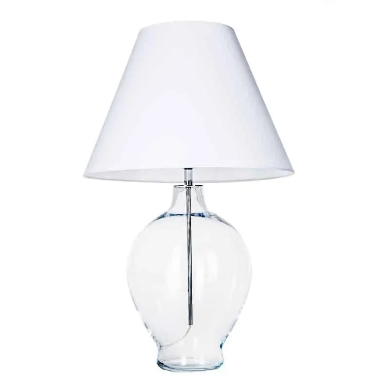Lampa stołowa szkło przezroczyste CAPRI L014041312 - 4concepts Bezpieczna płatność