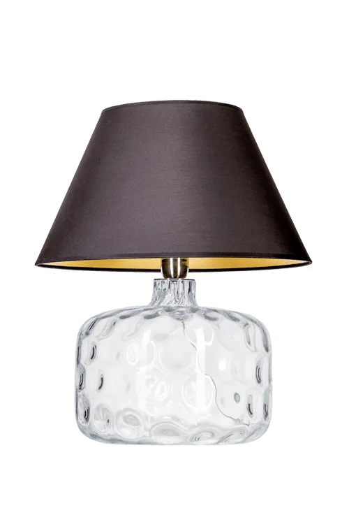 Lampa stołowa szklana do sypialni PARIS BLACK L002011214 - 4concepts Oferta limitowana