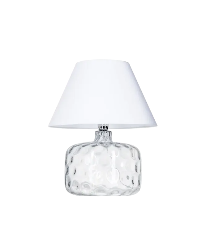 Popularny Lampa stołowa z białym kloszem PARIS WHITE L002011215 - 4concepts