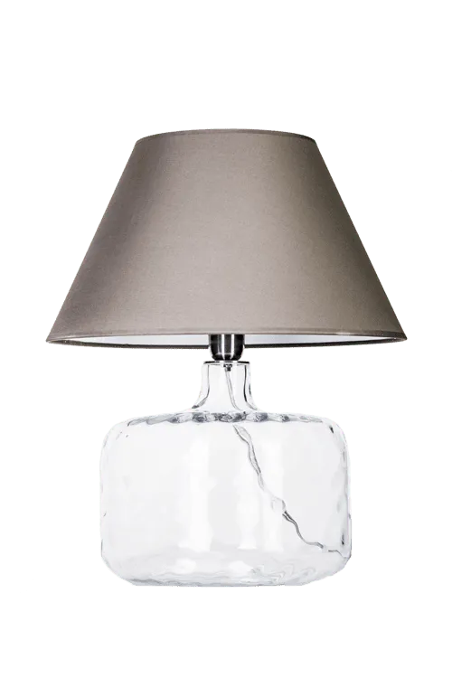 Lampa stołowa do sypialni szklana PARIS GREY L002011206 - 4concepts Niska cena