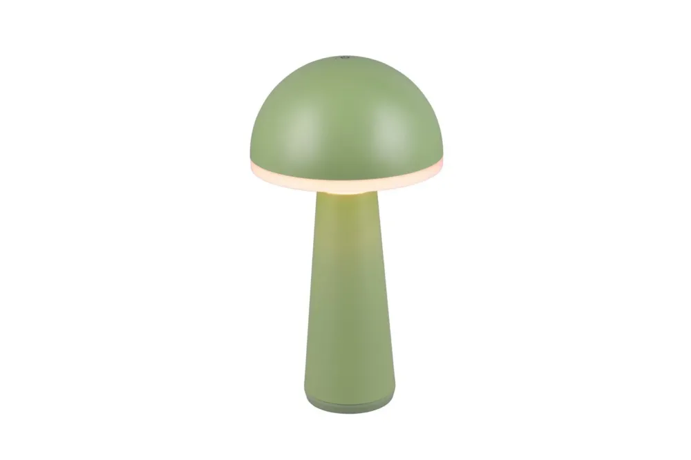 Przenośna lampka zewnętrzna LED 2W IP54 CCT + ściemniacz FUNGO pistacjowa R57716149 - RL Oferta limitowana