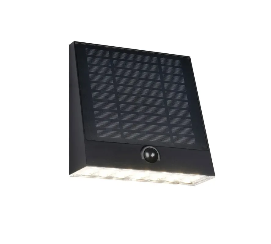 Hit cenowy Kinkiet zewnętrzny hybrydowy solar+USB IP44 z czujnikiem ruchu 6W 4000K ALVORADA HYBRID R23326102 - RL