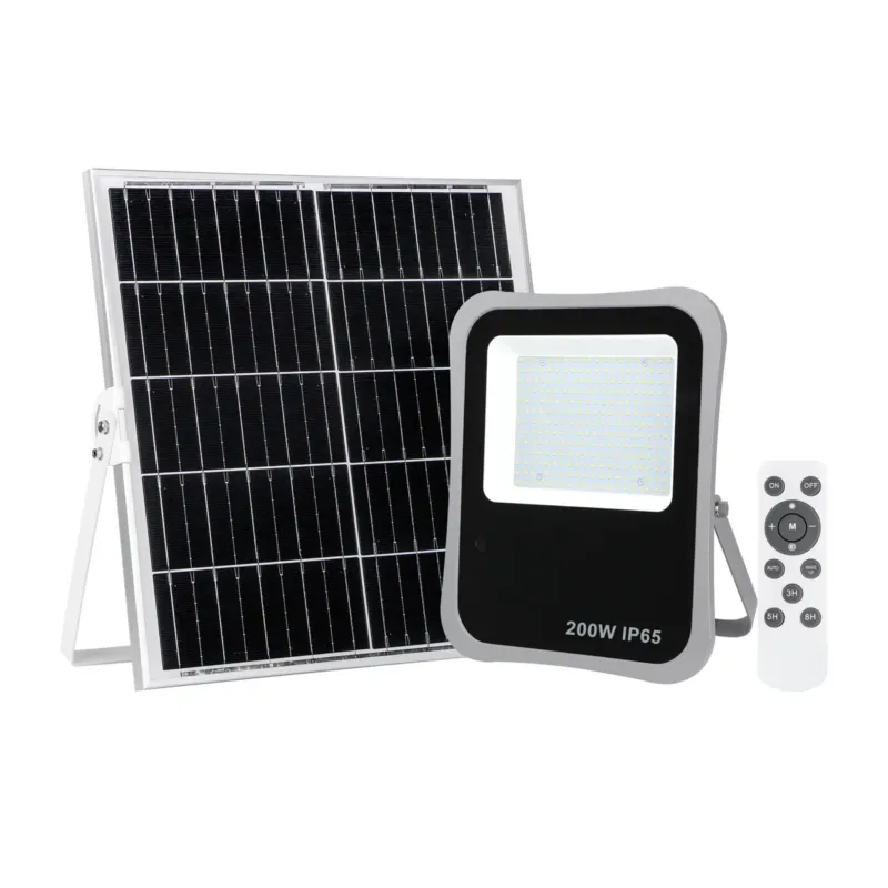 Zniżka Naświetlacz solarny LED 200W szary IP65 SLR-73142-200W z serii Bares - Lampy Italux