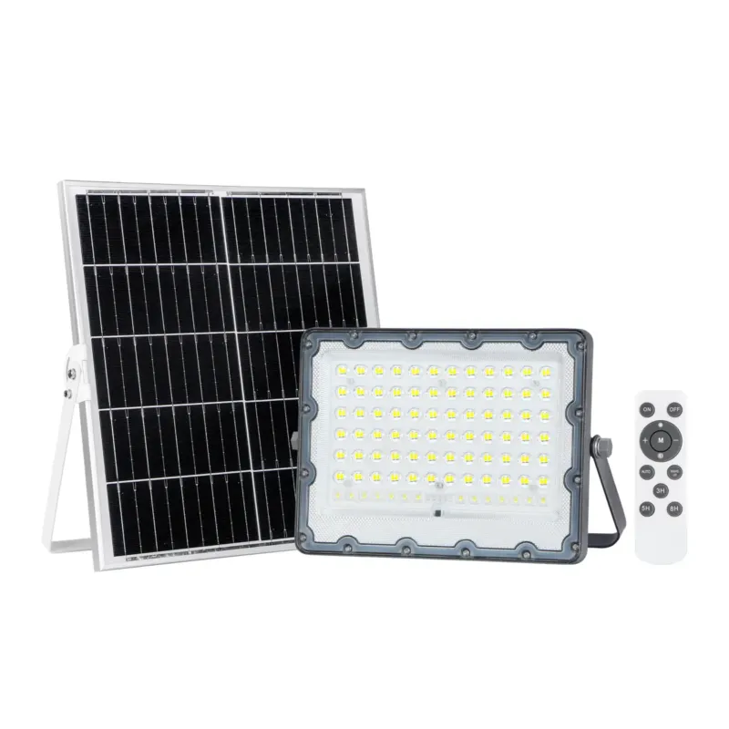 Naświetlacz solarny LED 200W szary metalowy SLR-21387-200W z serii Tiara - Lampy Italux Hit sprzedaży