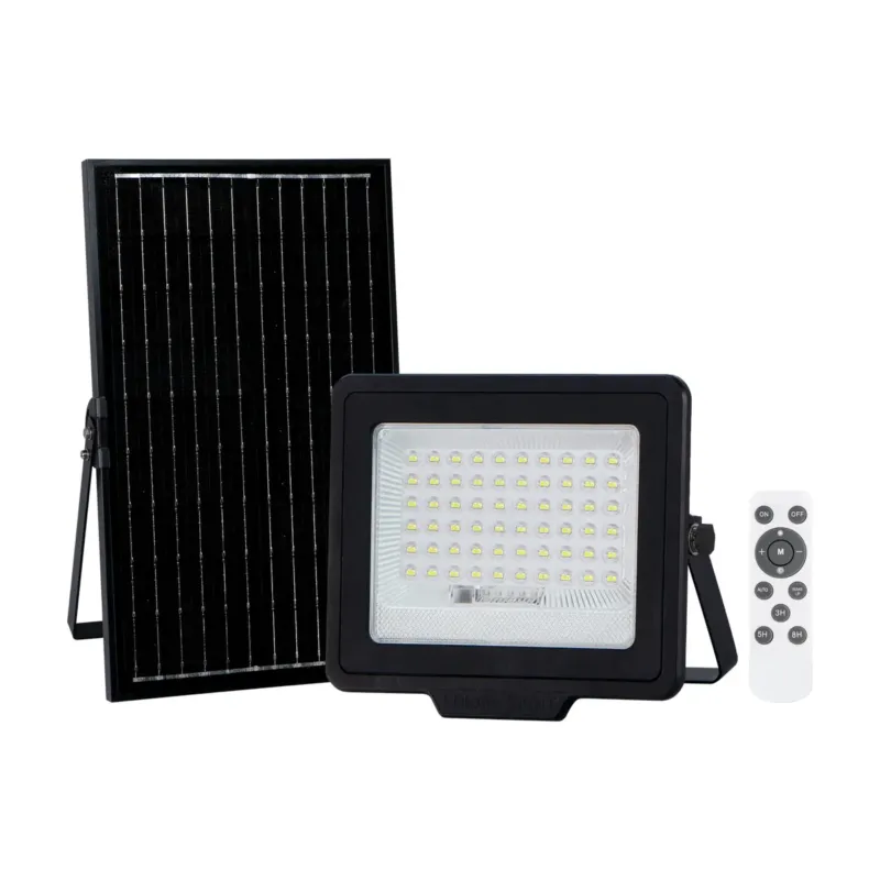 Taniej Naświetlacz solarny LED czarny 200W SLR-42563-200W z serii Norla - Lampy Italux