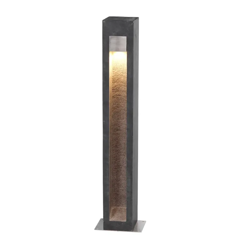 Lampa ogrodowa słupek LED bazaltowa 70cm PARKSTONE-BOL-A z serii PARKSTONE - Elstead Lighting Nowość
