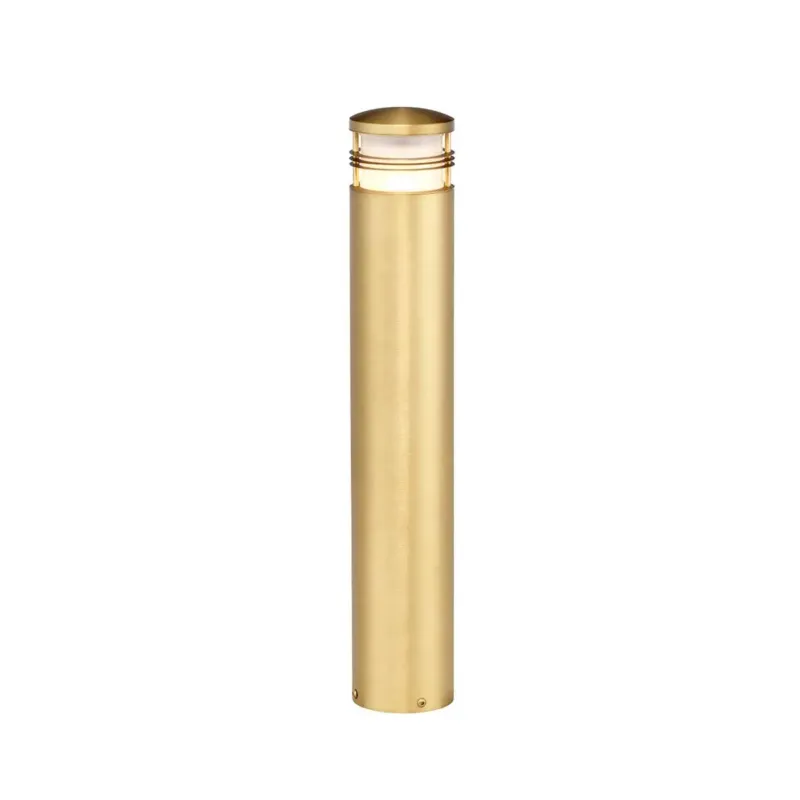 Słupek ogrodowy mosiężny szczotkowany 60cm NEWBRIGHTON-B-BRASS z serii NEWBRIGHTON - Elstead Lighting Ekspresowa dostawa