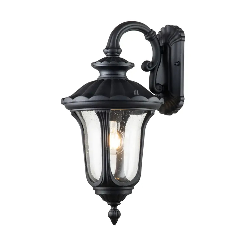 Kinkiet zewnętrzny latarnia czarny metalowy CC2-S-BK z serii CHICAGO - Elstead Lighting Niska cena