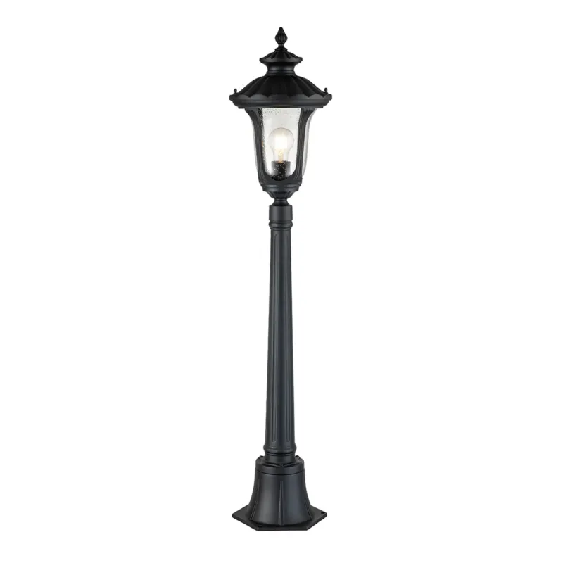 Hit cenowy Latarnia ogrodowa metalowa czarna 115cm CC4-S-BK z serii CHICAGO - Elstead Lighting