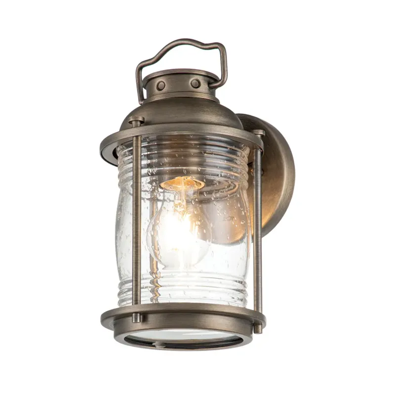 Ostatnia szansa Kinkiet zewnętrzny latarnia metalowy brązowy KL-ASHLANDBAY2-S-BU z serii Ashland Bay - Elstead Lighting