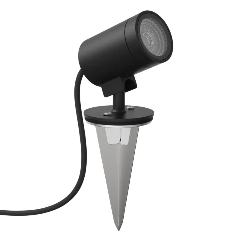 Lampa dogruntowa zewnętrzna czarna na szpikulcu 1401021 z serii Bayville Cena promocyjna