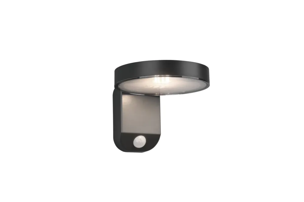 Tylko dziś Kinkiet solarny zewnętrzny antracyt z czujnikiem ruchu 4,5W LED IP44 POSADAS R22251142 - RL