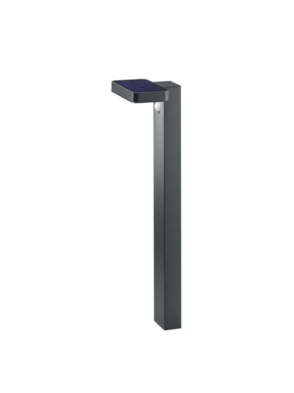 Nowość Lampa stojąca antracytowa zewnętrzna solarna z czujnikiem ruchu 4,5W LED IP44 ESQUEL R42261142 - RL