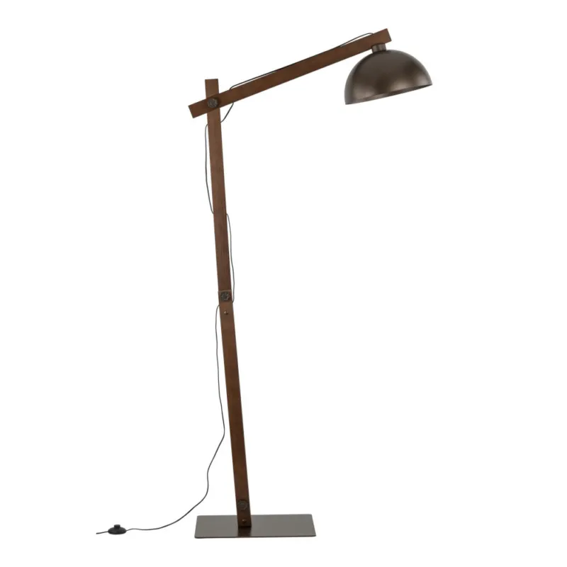 Nowy Lampa podłogowa loft Oslo 180cm brąz / orzech TK Lighting