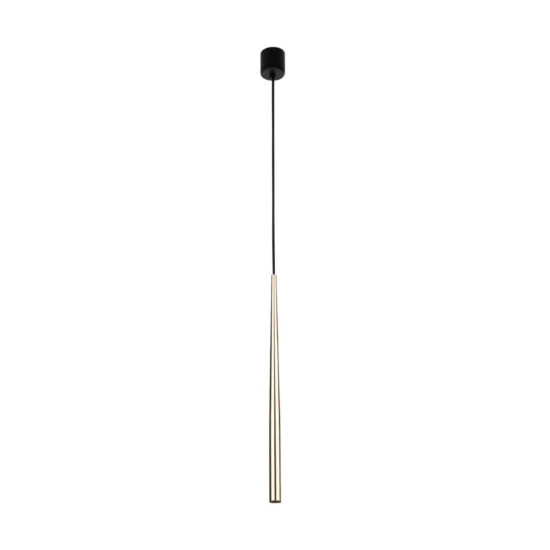 Darmowy zwrot Lampa glamour wisząca tuba Piano 5,2cm złota TK Lighting