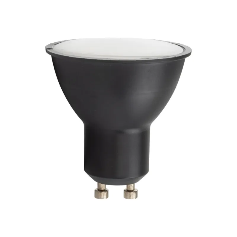 Dostępne od ręki Żarówka GU10 LED 5cm 5W 3000K czarna TK Lighting