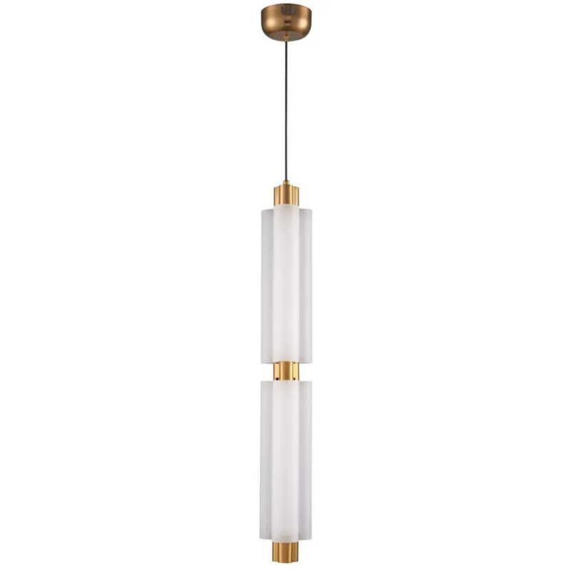 Kup teraz Lampa wisząca szklana glamour Osmo LED 78cm biało-złota Step Into Design