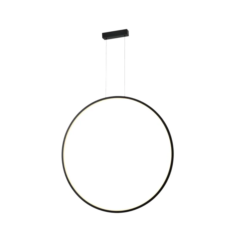 Lampa wisząca ring Loop LED 85cm czarna Yaskr Wyprzedaż