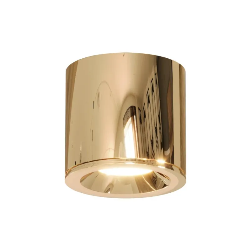 Lampa spot tuba do łazienki Luna 8cm H7,5cm złoty błyszczący Yaskr Tani