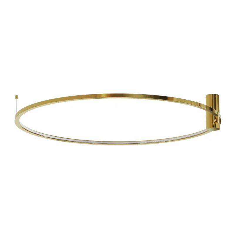 Kup teraz Plafon ring nowoczesny Ringa LED 90cm 3000K/3500K/4000K złoty błyszczący Yaskr