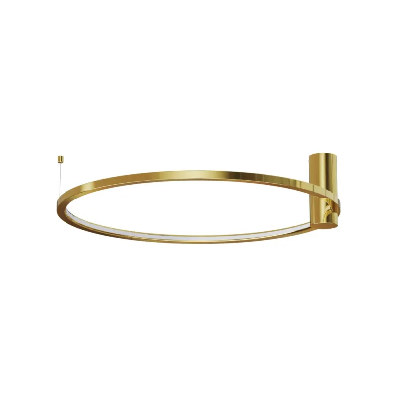 Plafon ring nowoczesny Ringa LED 60cm 3000K/3500K/4000K złoty błyszczący Yaskr Do wyczerpania zapasów