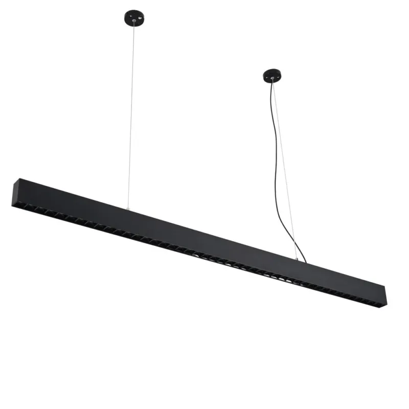 Nowy Lampa wisząca podłużna Sigi LED 3000K 36W 3932lm 120cm czarna Yaskr
