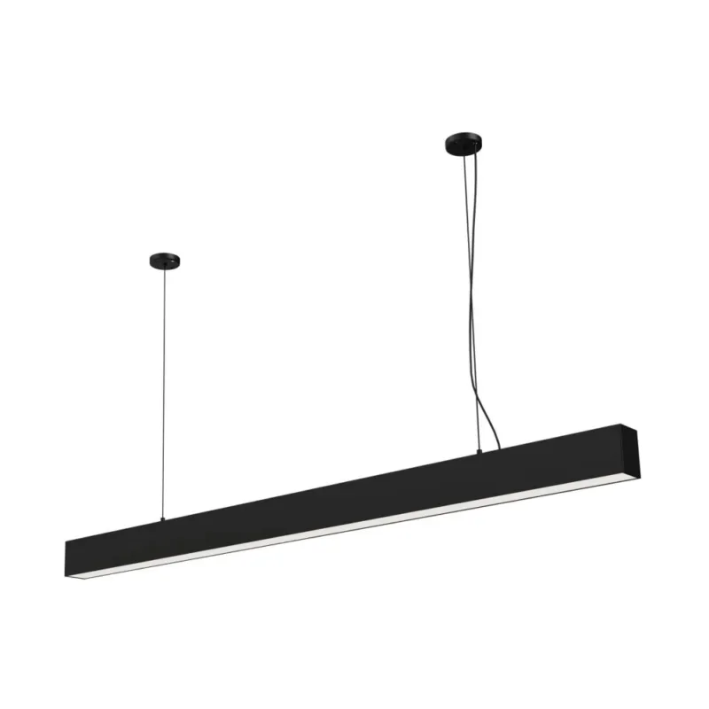 Tylko dziś Lampa wisząca podłużna Sigi LED 3000K-4000K-6000K 43W 4906lm 120cm czarna Yaskr